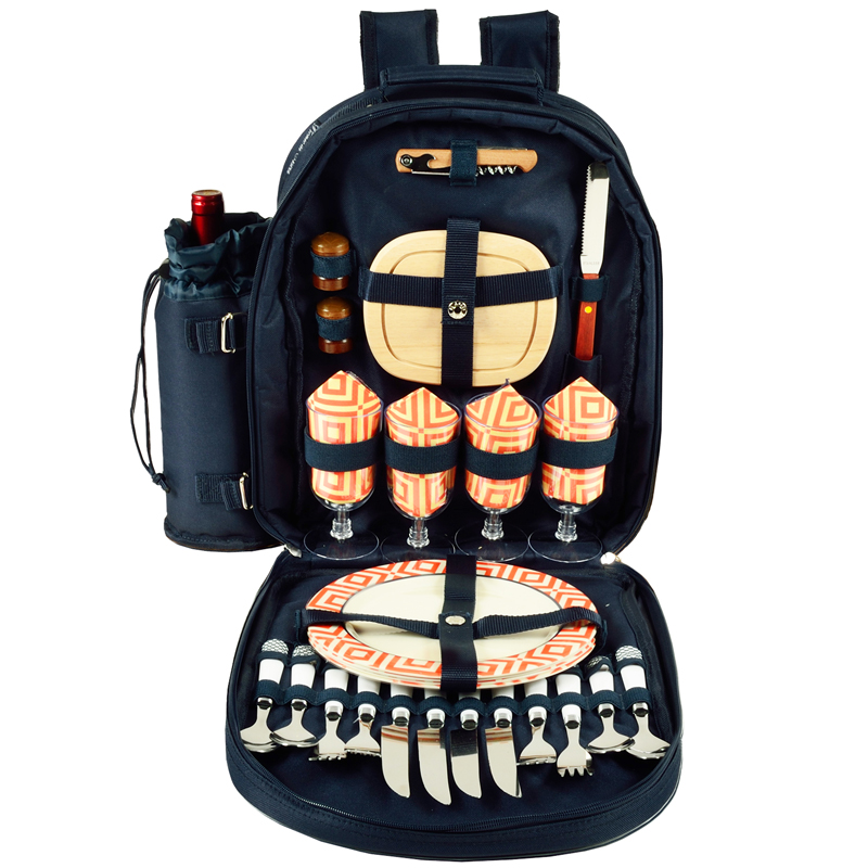 Four Person Picnic Backpack