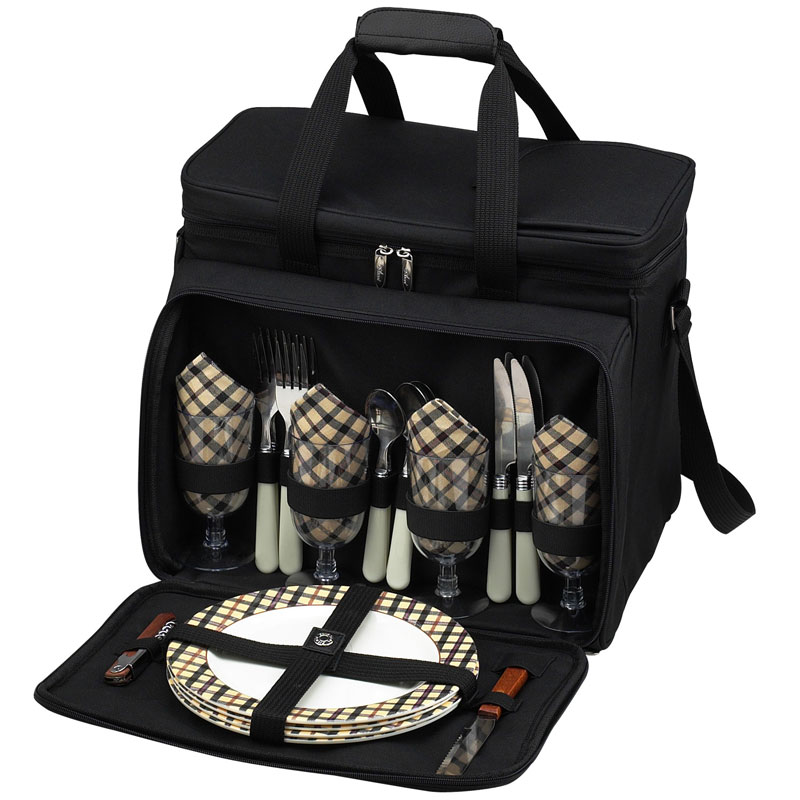 Deluxe Picnic Cooler for Four