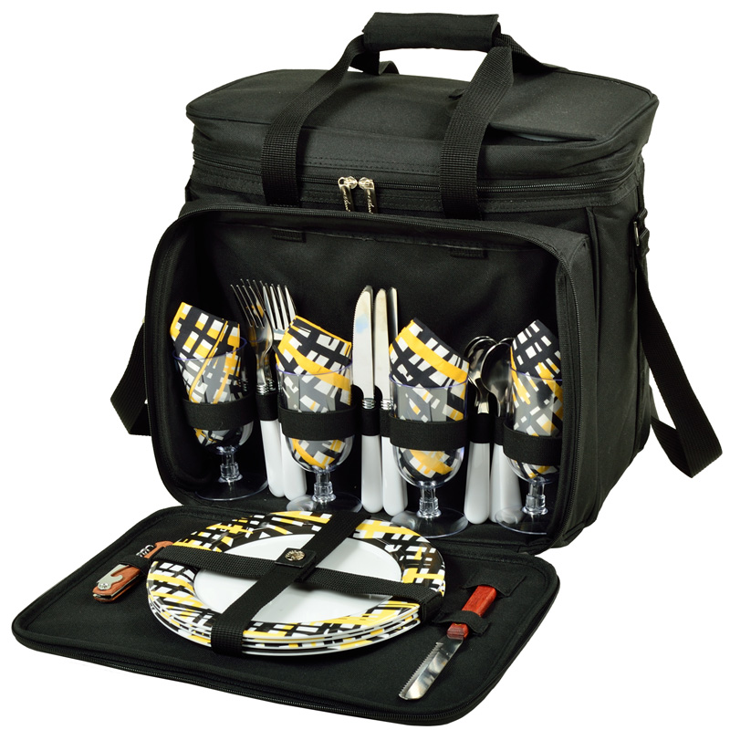 Deluxe Picnic Cooler for Four