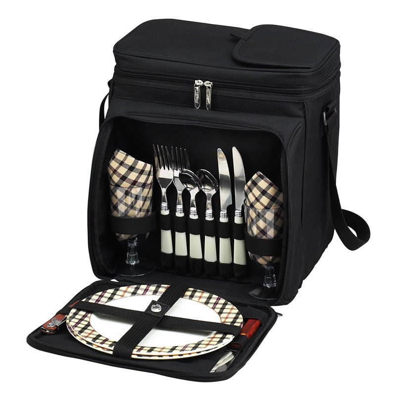 Equipped Picnic Cooler for Two