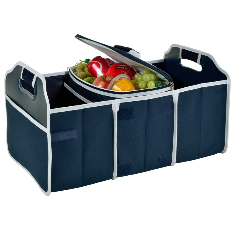 Collapsible Trunk Organizer with 21 Can Cooler