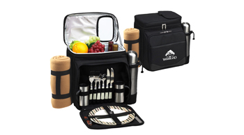 Picnic Cooler for Two with Blanket & Coffee Service