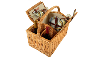 Vineyard Picnic Basket for Two