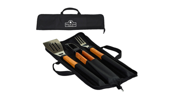 3pc Wooden Barbecue Set 