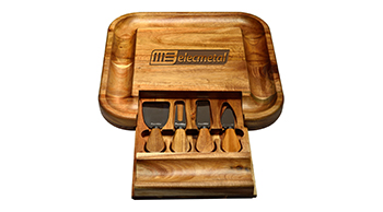Acacia Malvern Cheese Board Set 