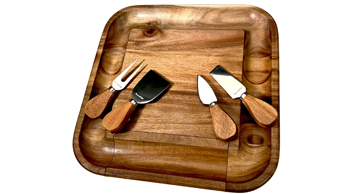 Acacia Malvern Cheese Board Set 